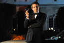 A man posing as James Bond for an alcohol awareness promotional film